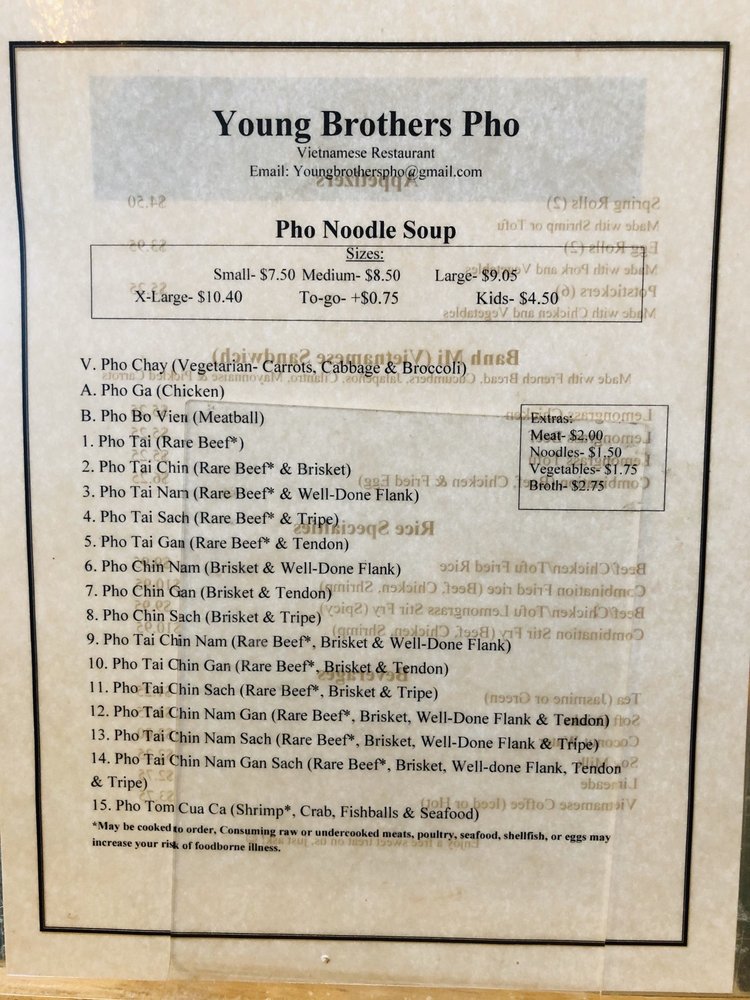 Young Brothers Pho 14322 124th Ave NE, Kirkland