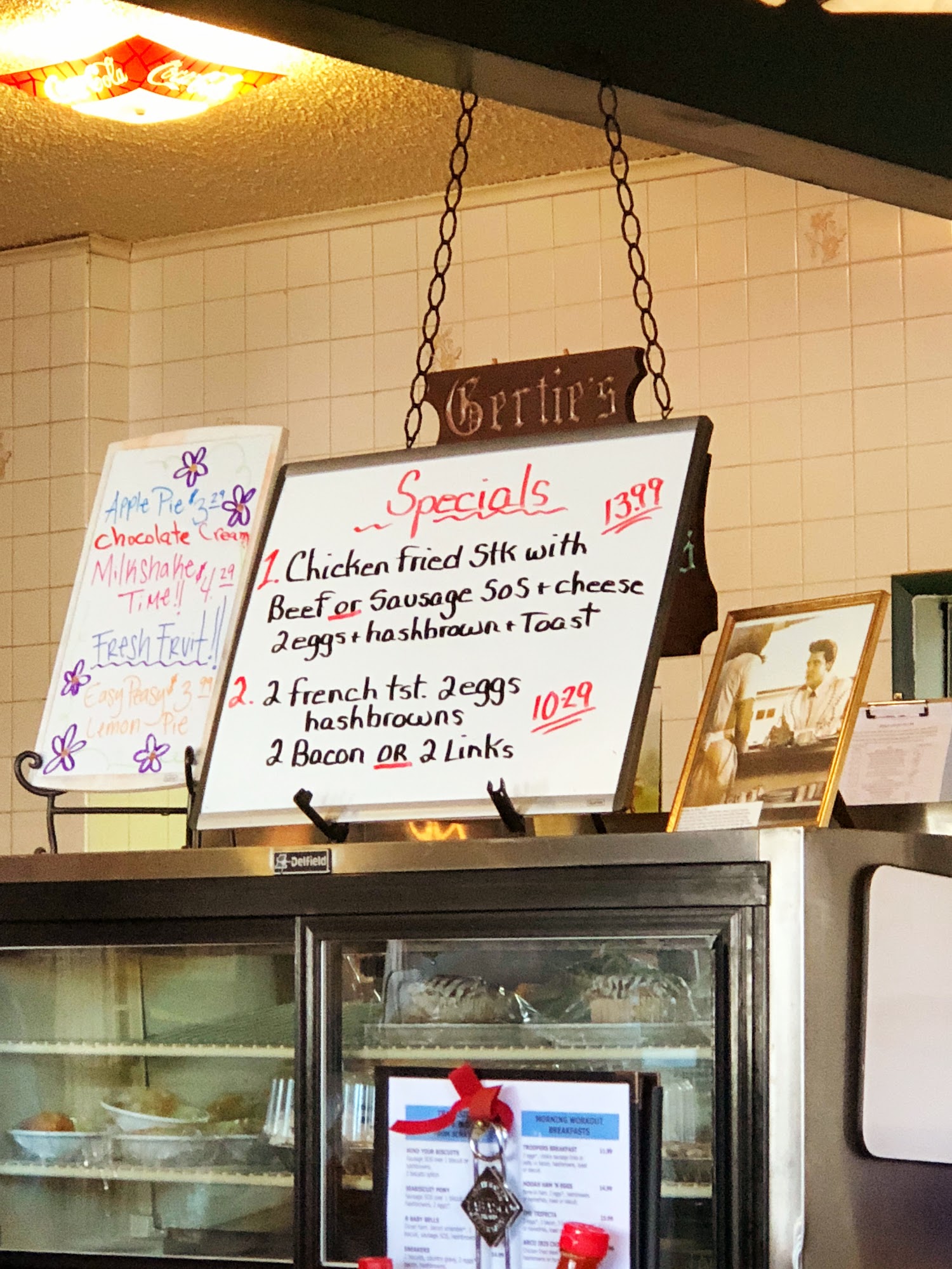 Galloping Gertie's Bar & Grill Menu