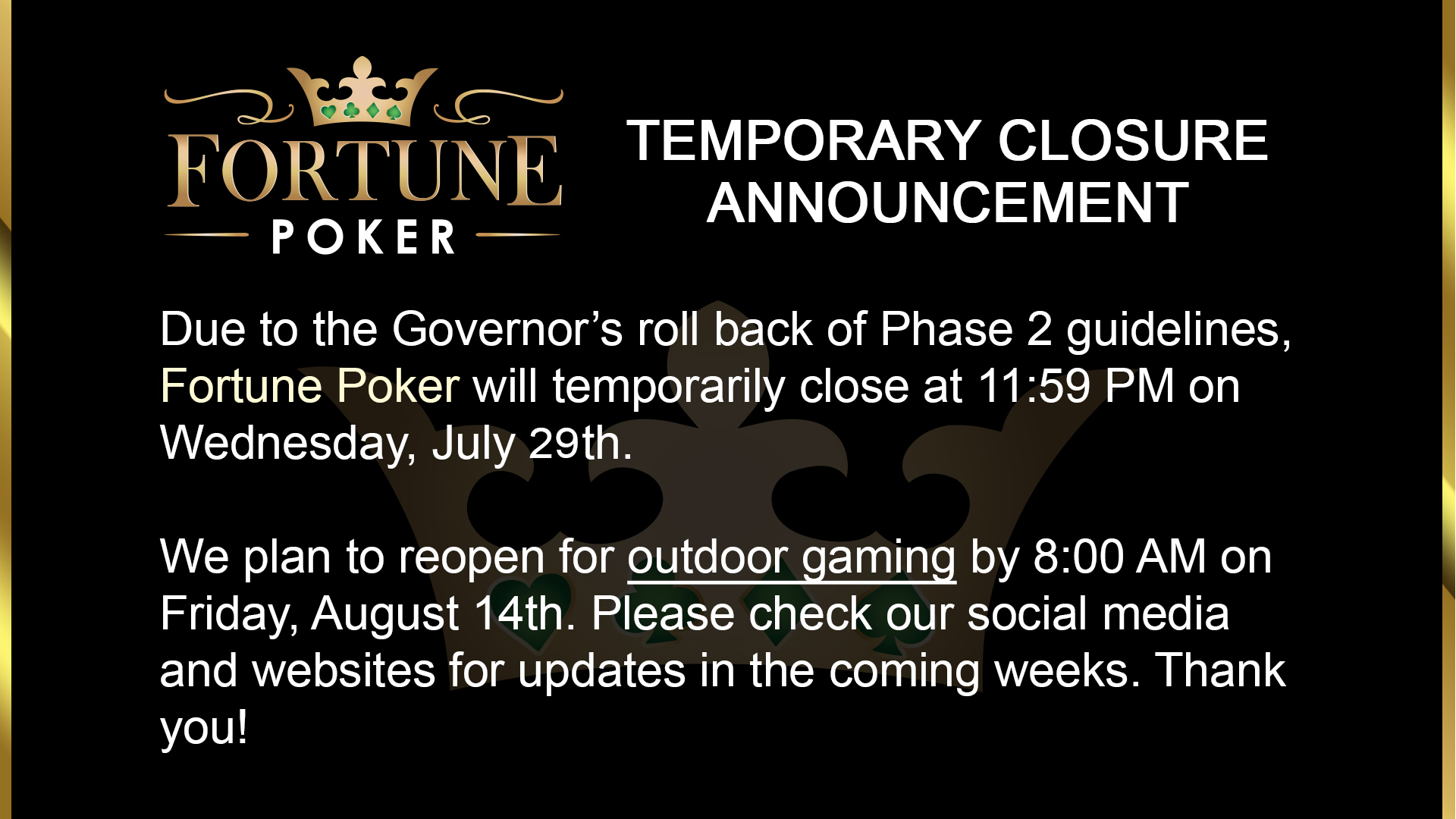 Fortune Poker 3650 E Valley Rd, Renton
