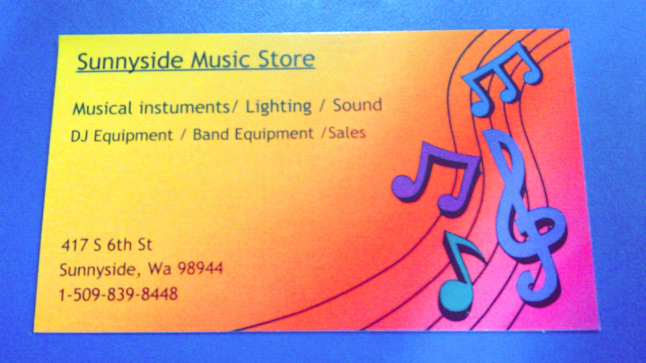 Sunnyside Music Store 417 S 6th St, Sunnyside Washington 98944