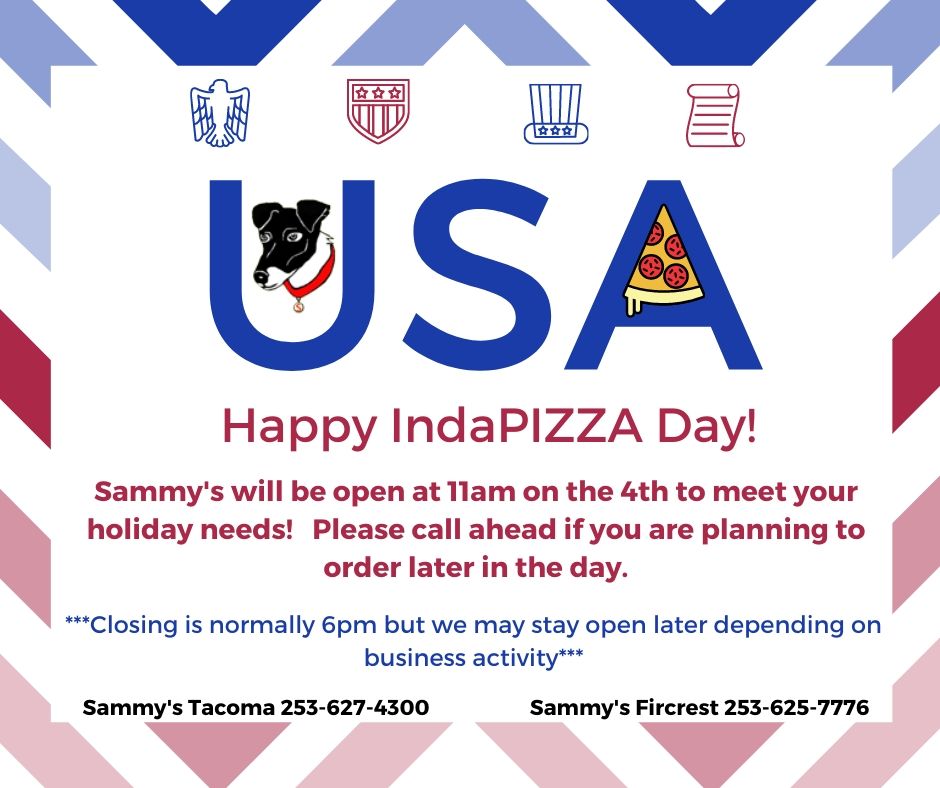 Sammy's Pizza 1308 N I St, Tacoma