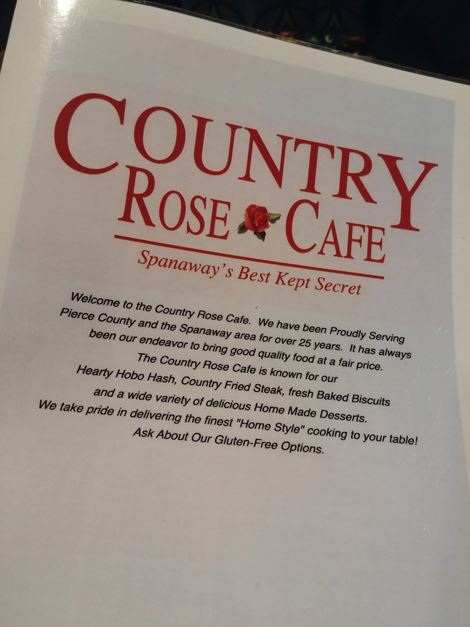 Country Rose Café 15803 Pacific Ave S, Tacoma