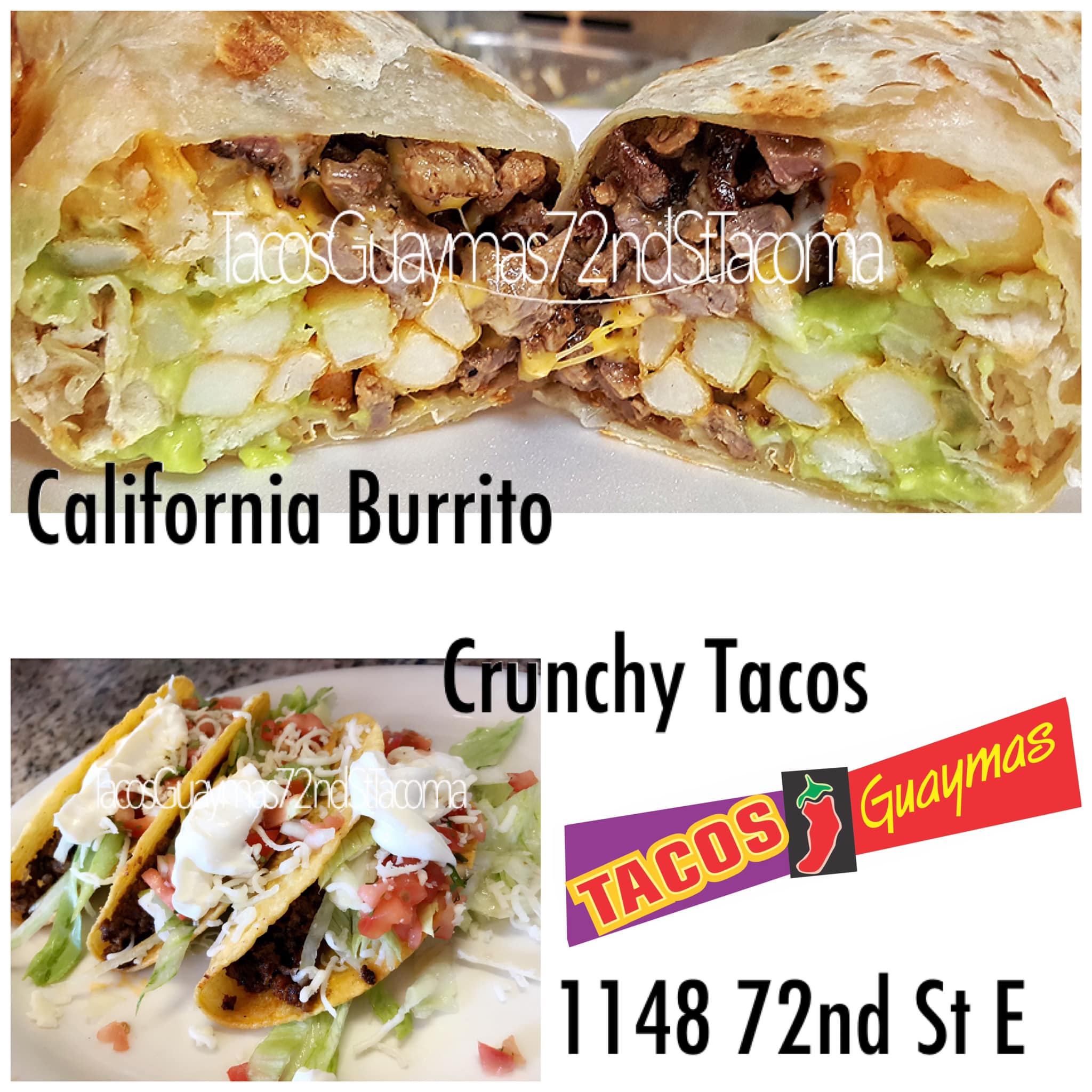 Tacos Guaymas 1148 72nd St E, Tacoma
