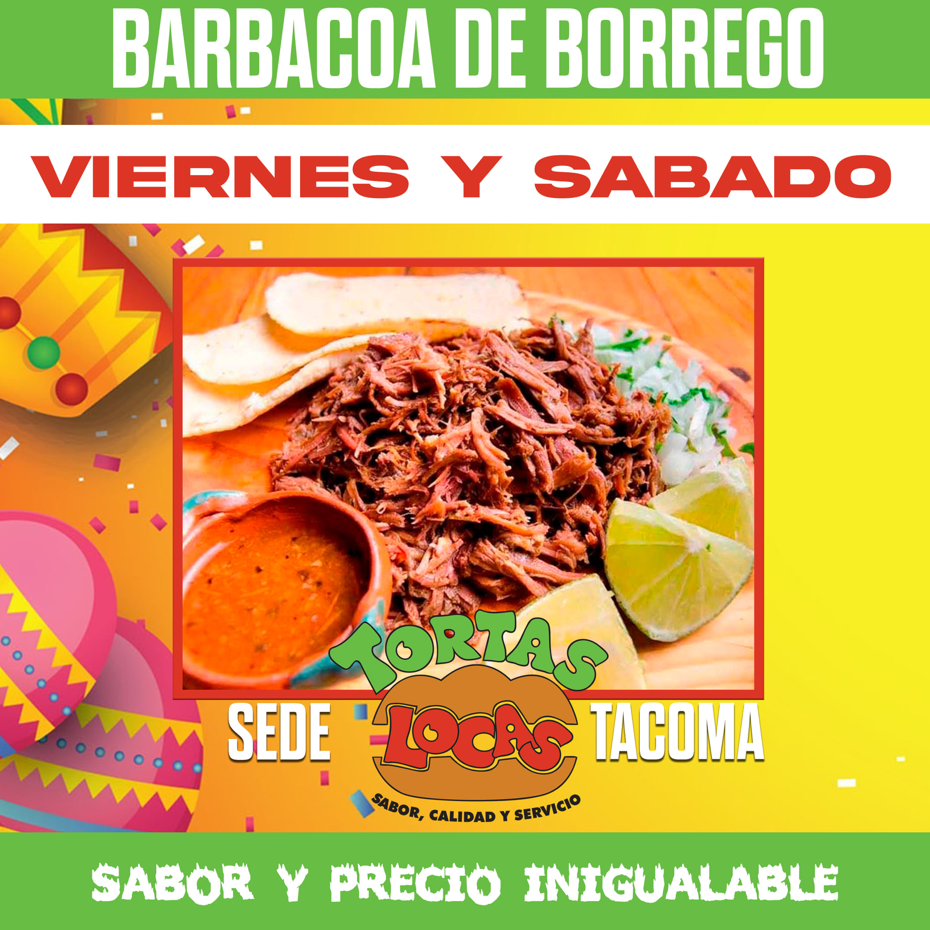 Tortas Locas LLC 5420 S Tacoma Way, Tacoma