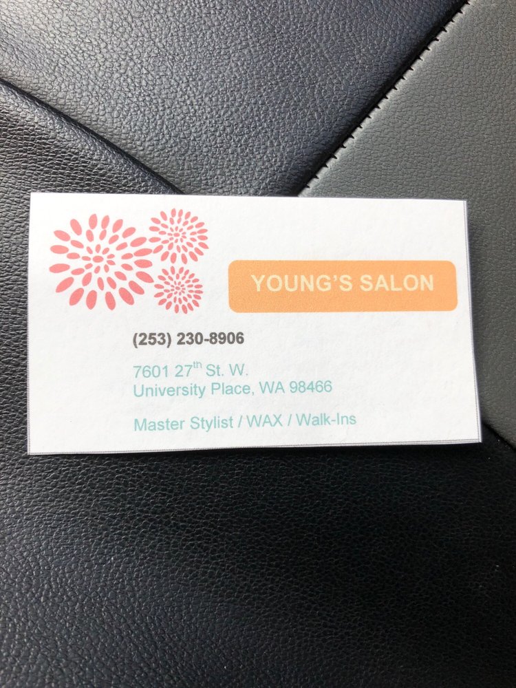 Young's Salon 7601 27th St W, University Place