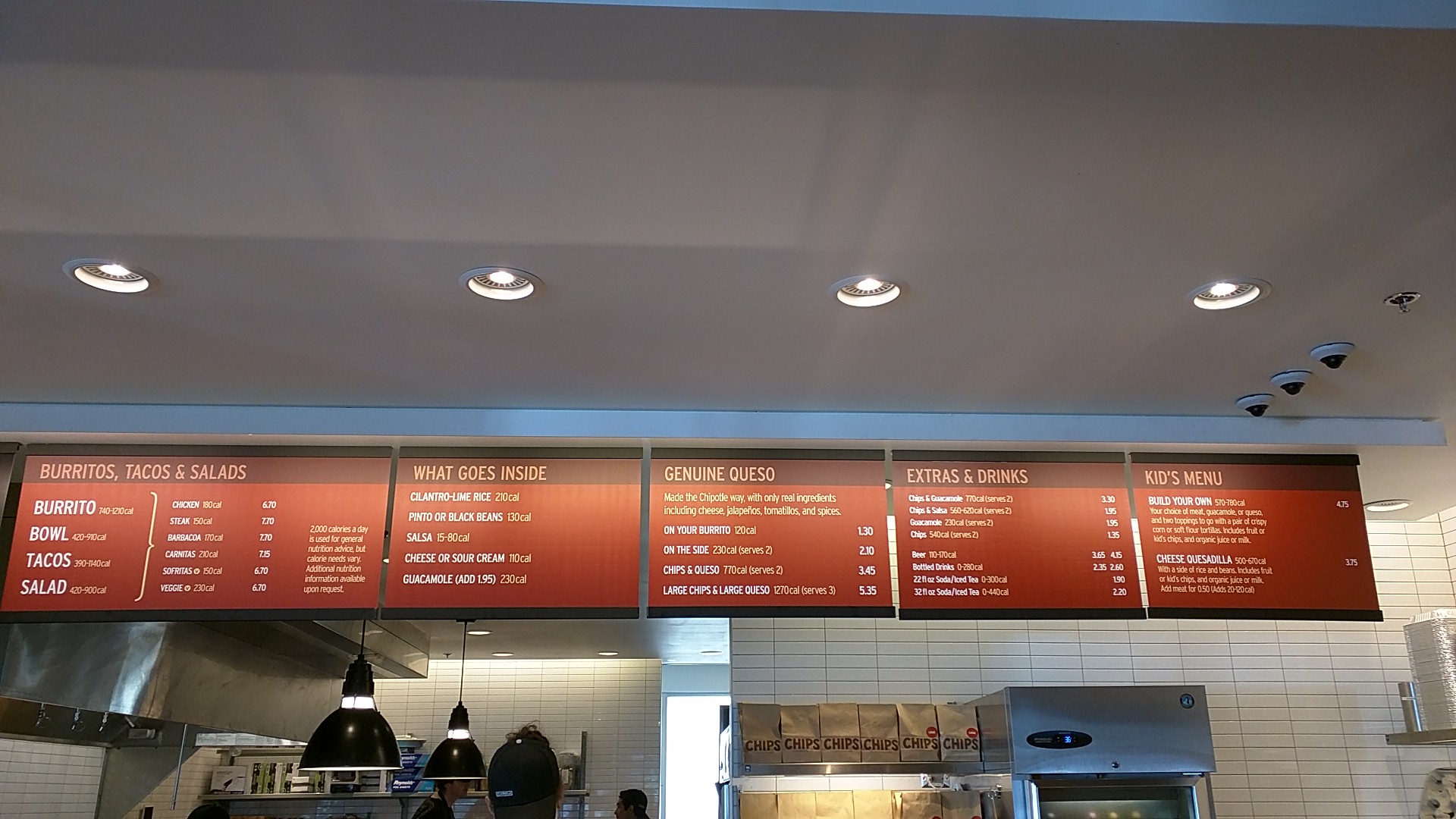 Chipotle Mexican Grill Menu
