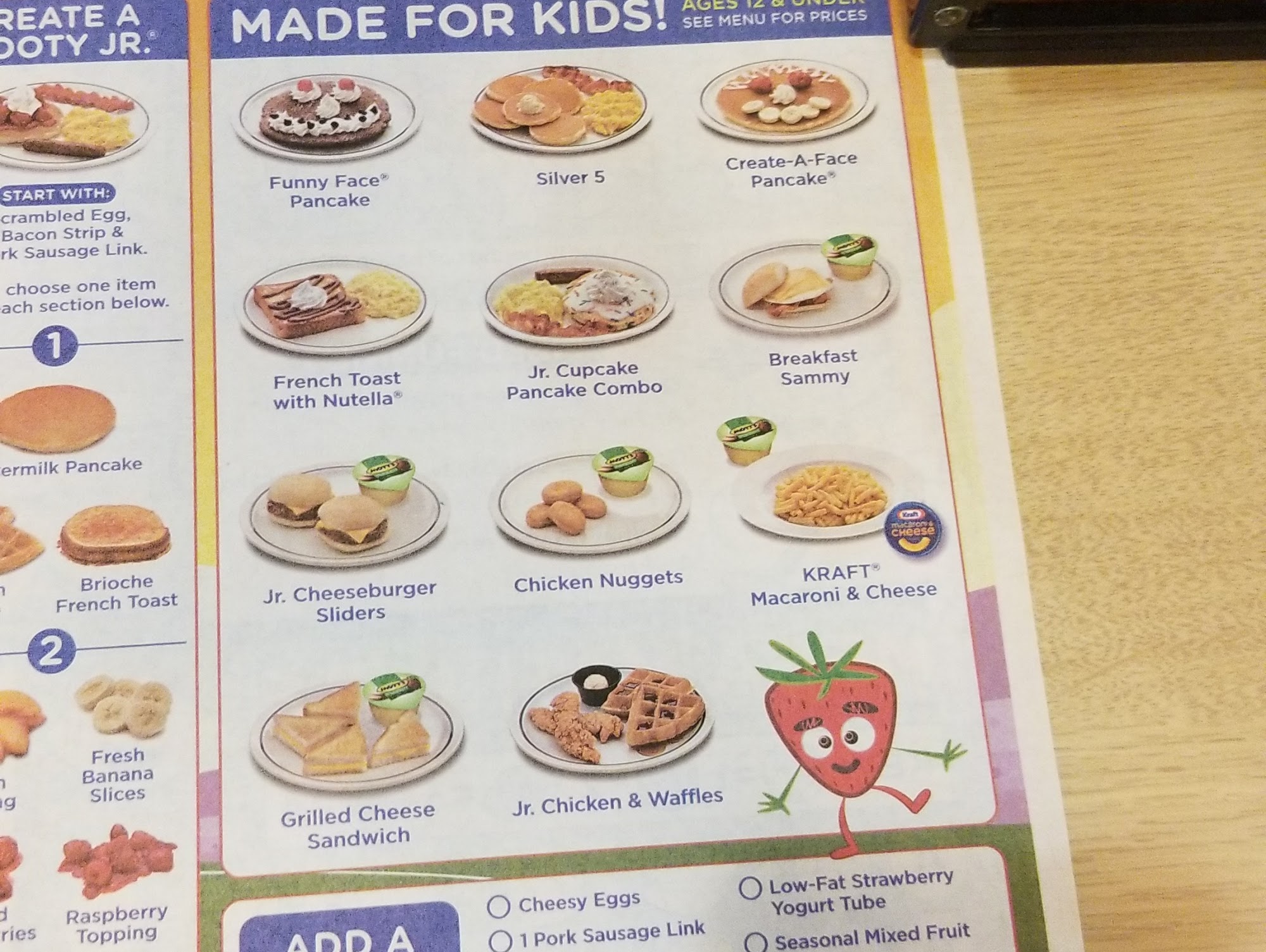 IHOP Menu