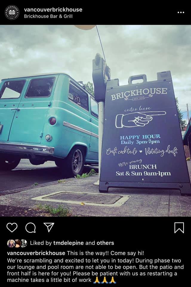 Brickhouse Bar 109 W 15th St, Vancouver