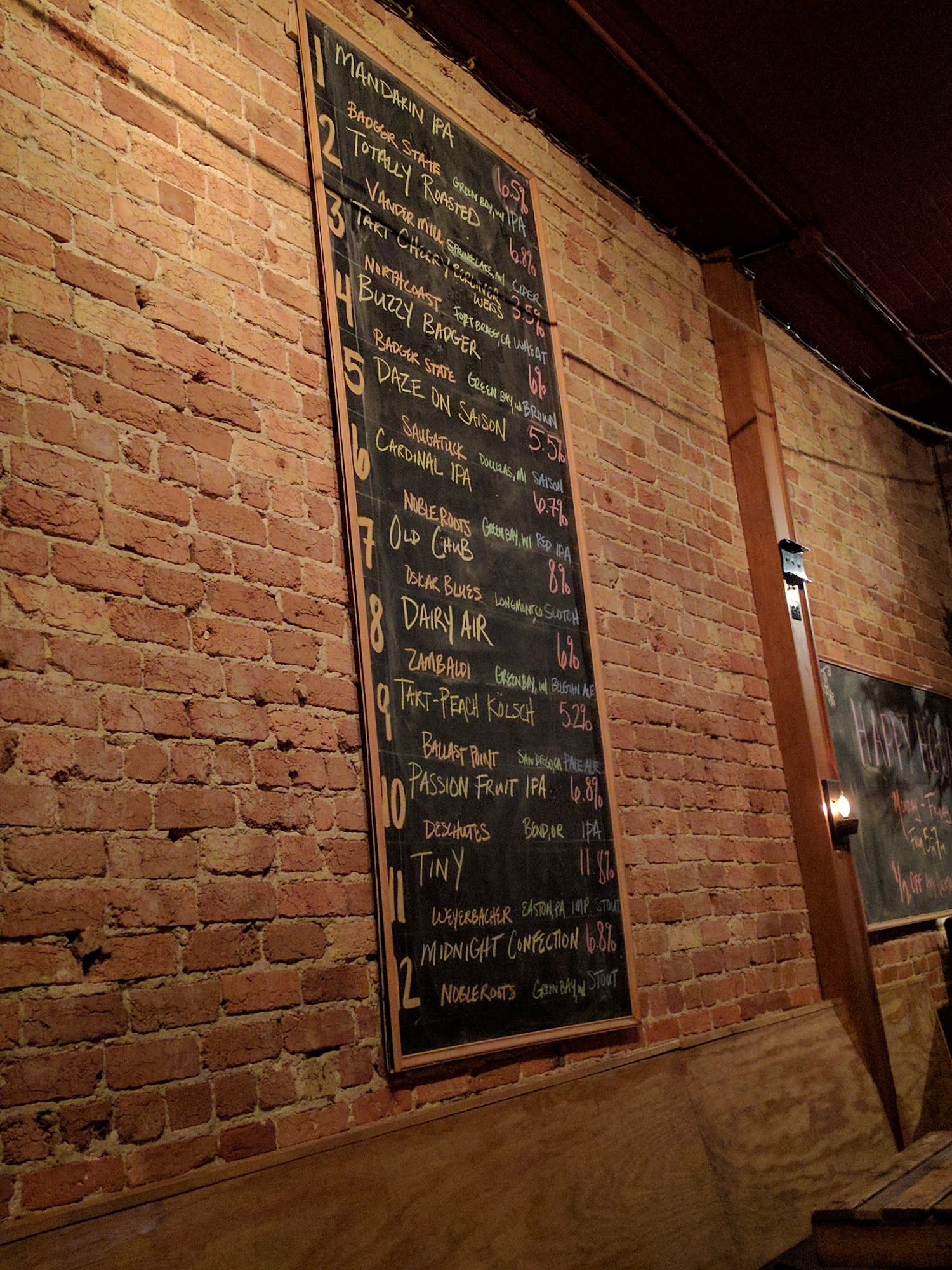 The Libertine Menu