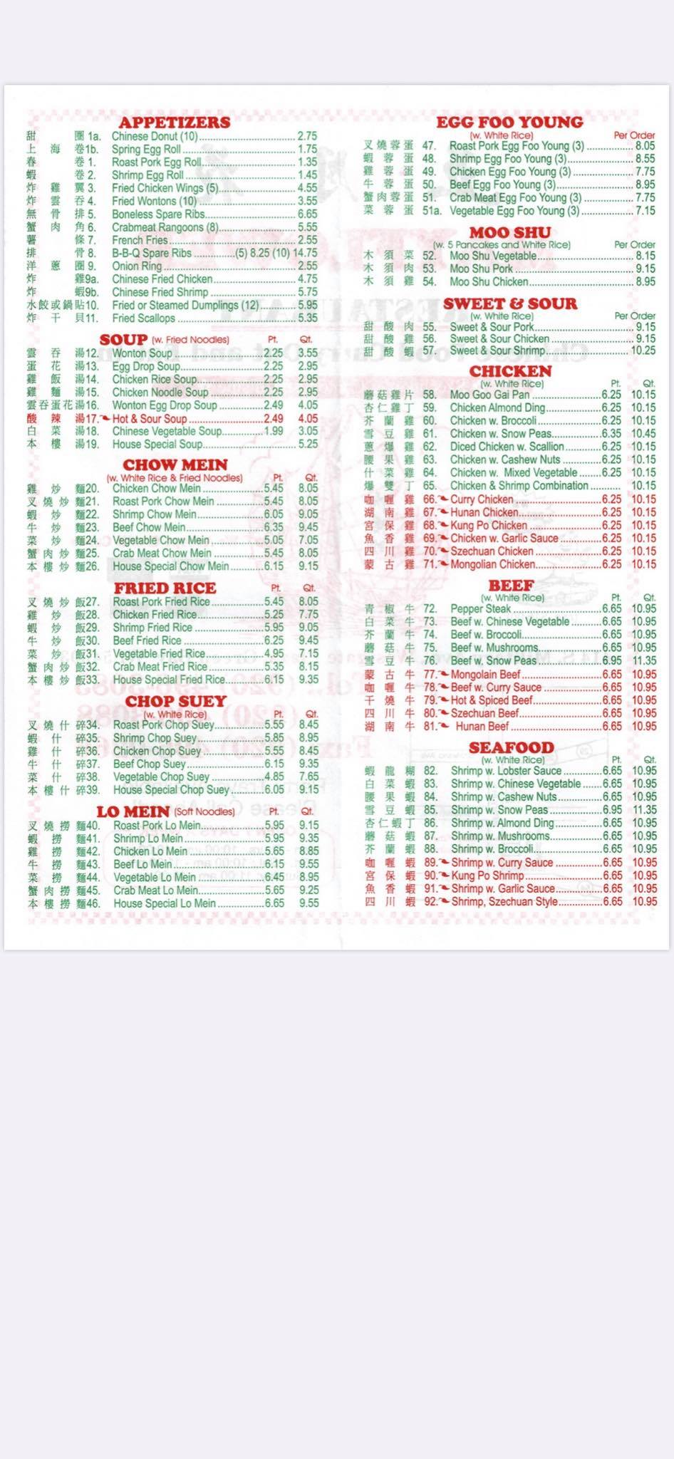 Mayflower Restaurant 414 S Military Ave, Green Bay