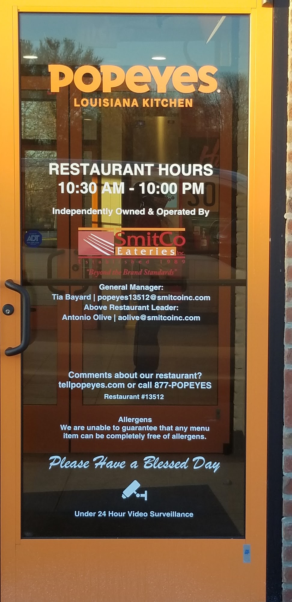 Popeyes Louisiana Kitchen 1860 W Mason St, Green Bay