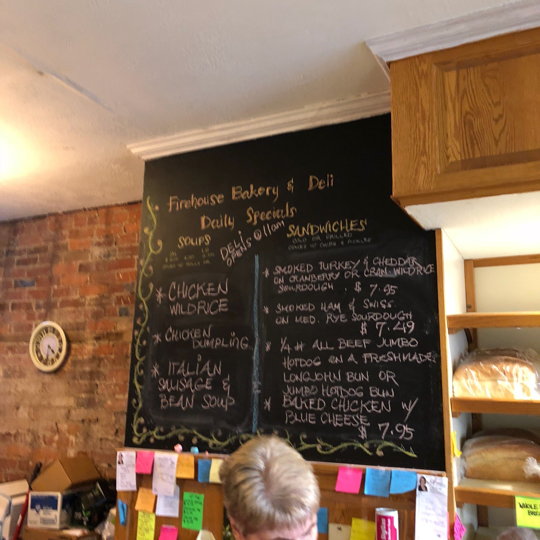 Firehouse Bakery & Deli / Hayward Bakery & Cheese Shop Menu