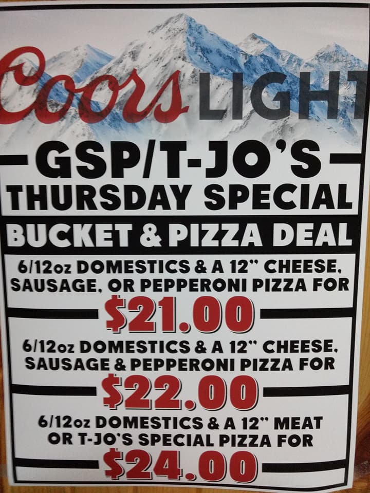 George Street Pub Menu