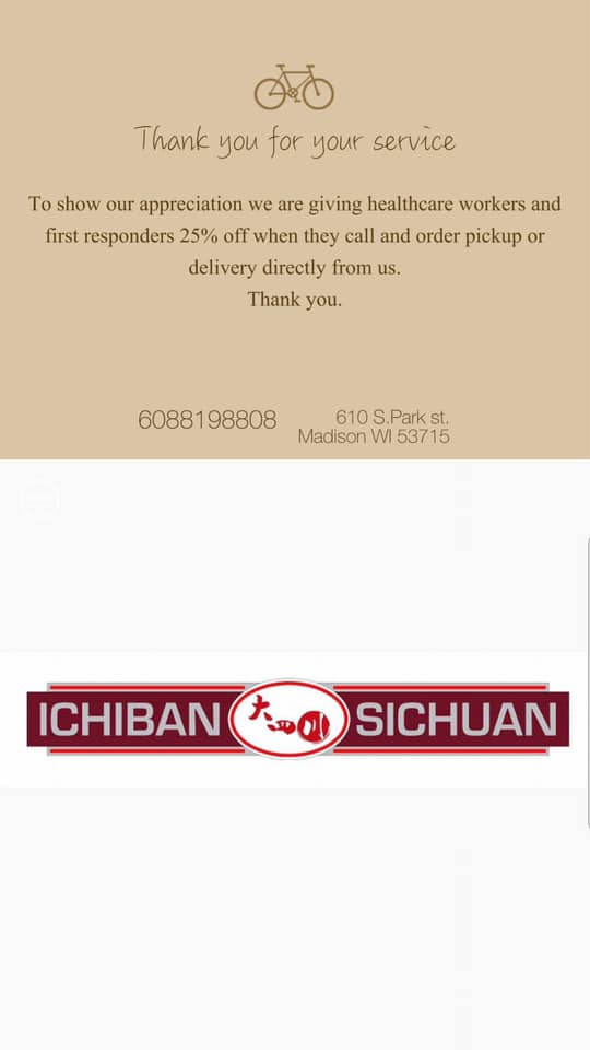 Ichiban Sichuan Restaurant 610 S Park St, Madison