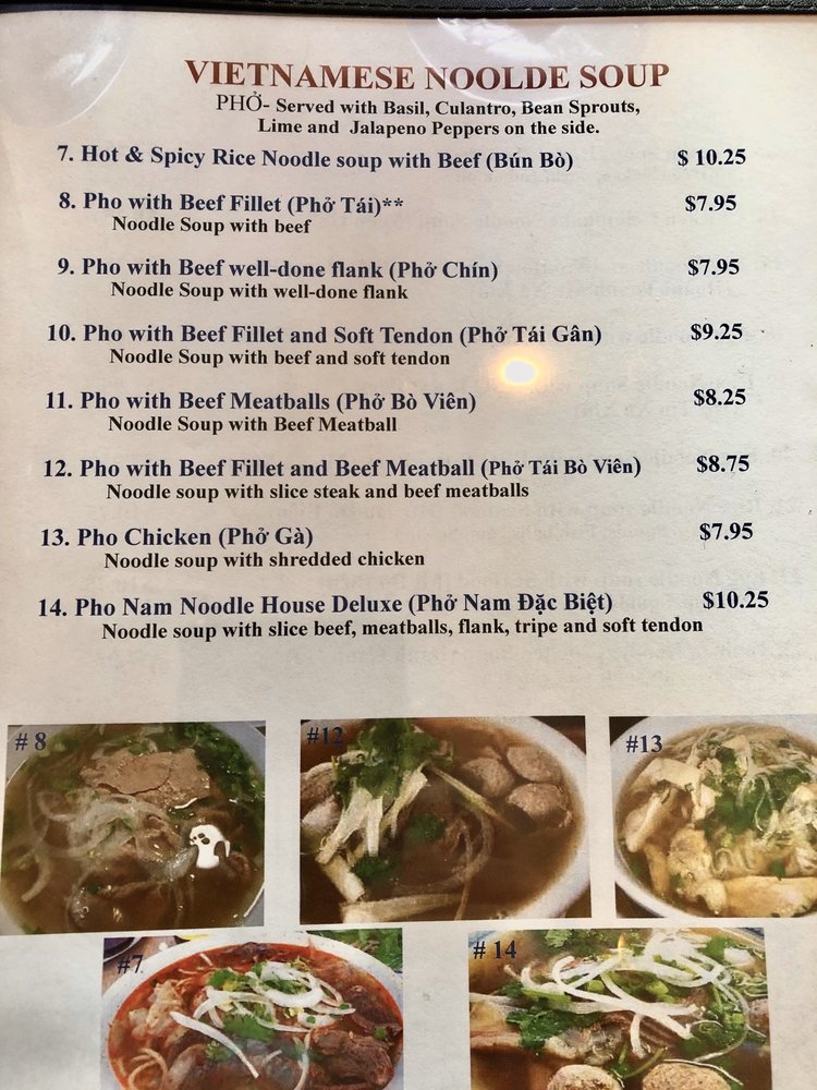 Pho Nam Noodle House 610 Junction Rd #2313, Madison