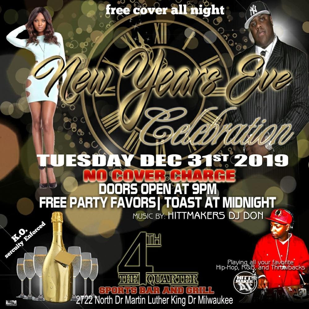 The 4th Quarter Sport Bar and Grill 2722 N Doctor M.L.K. Jr Dr, Milwaukee