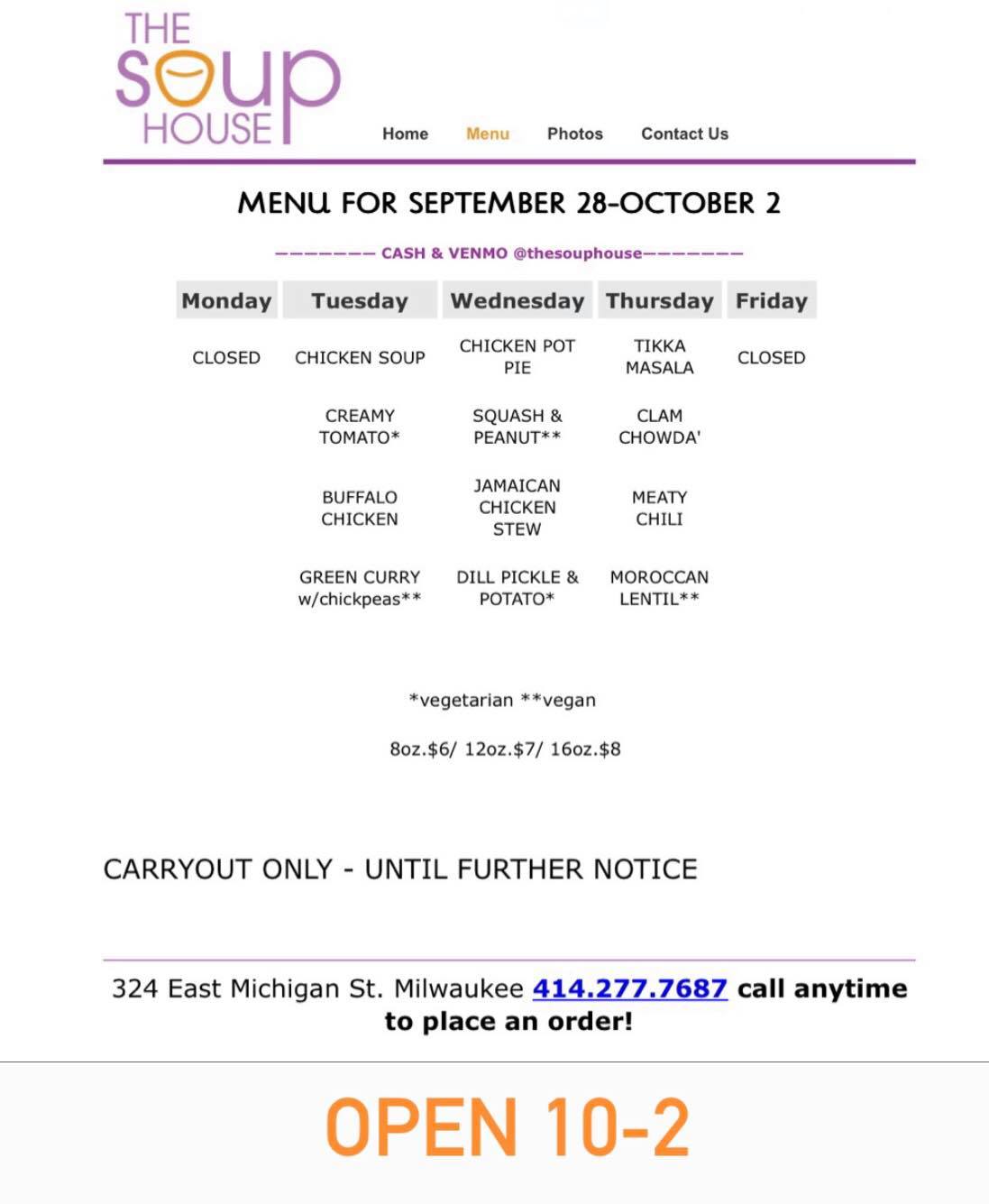 Soup House Inc 324 E Michigan St, Milwaukee
