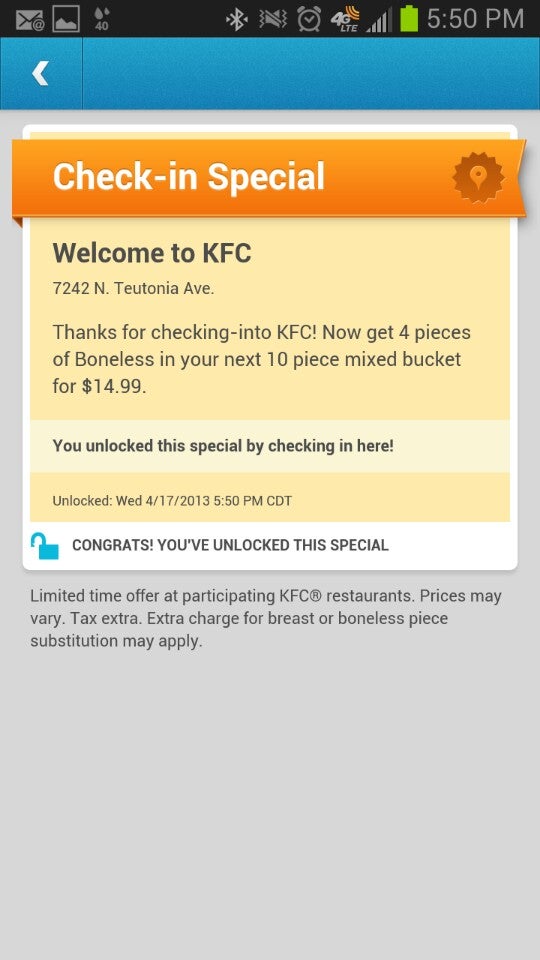 Photo credit: foursquare