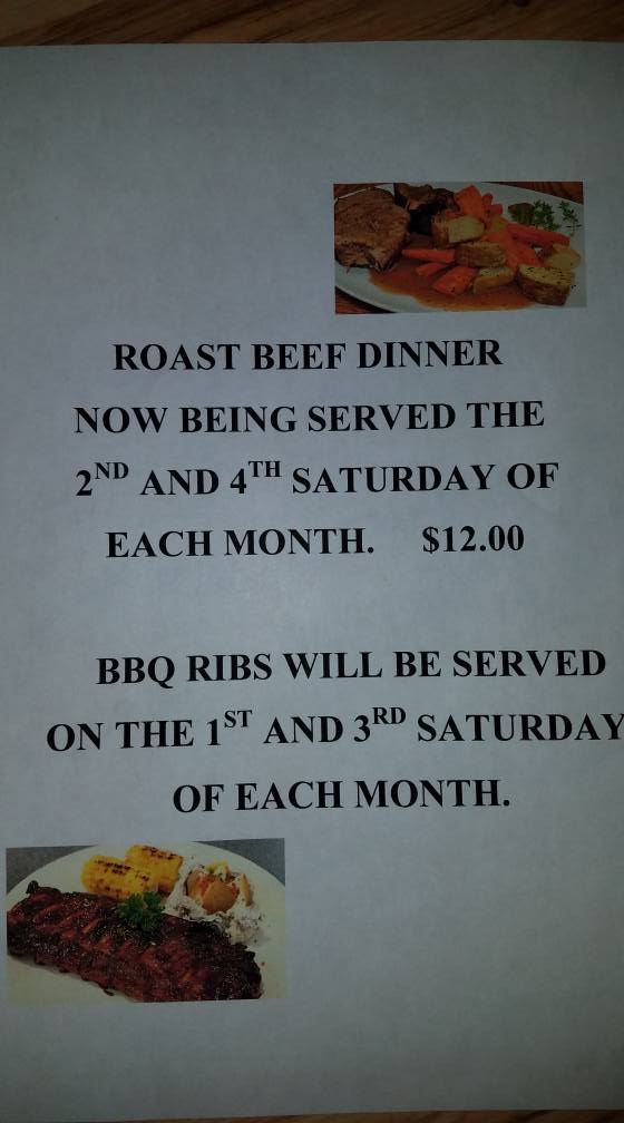 The SK Frontier Inn Menu