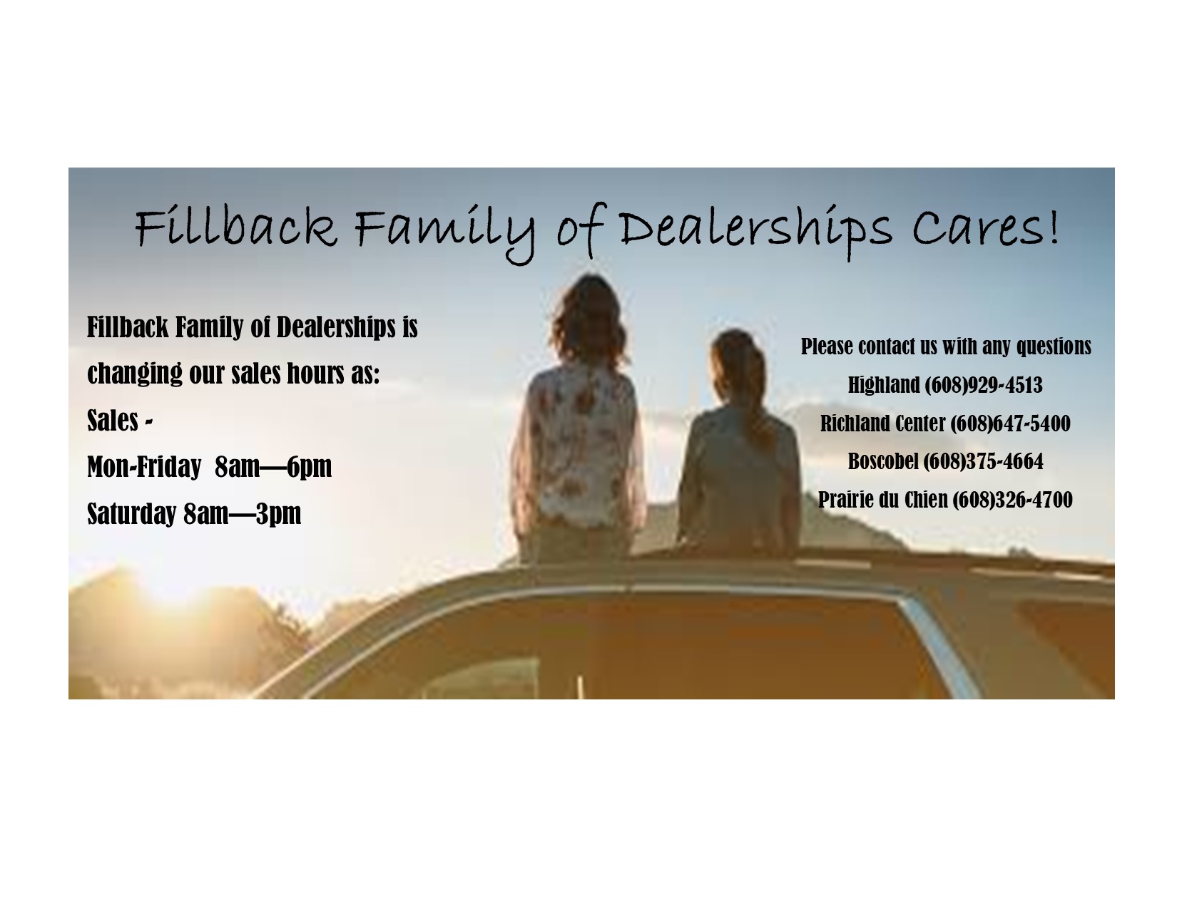 Fillback Family Of Dealerships - Prairie du Chien