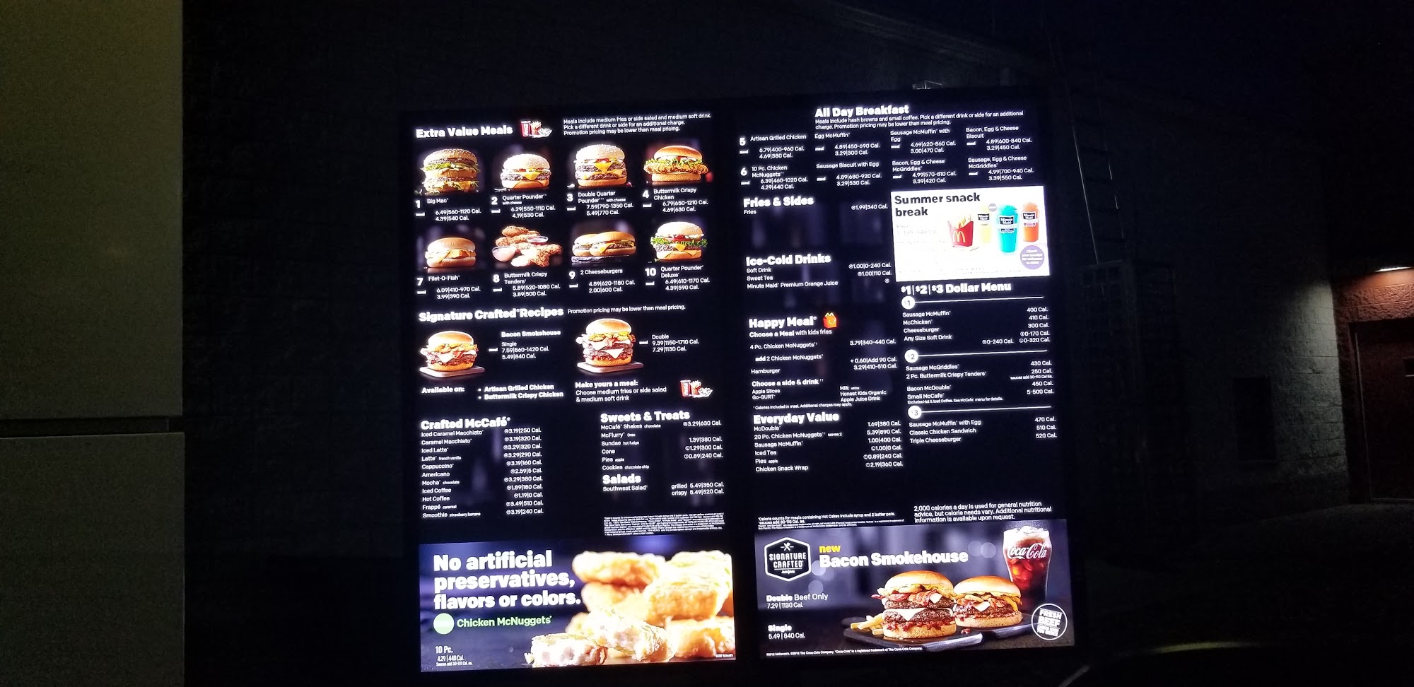 McDonald's Menu