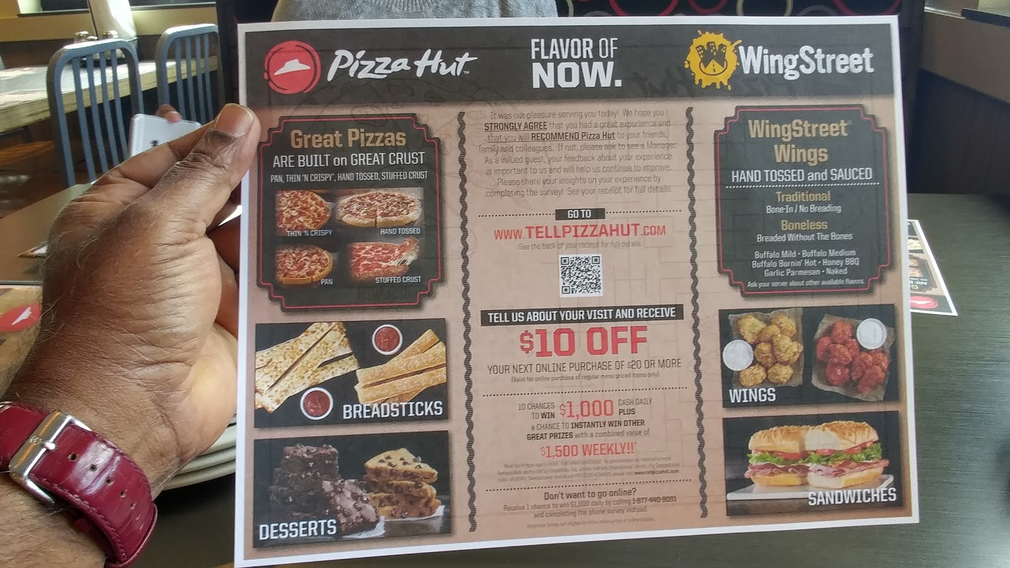 Pizza Hut Menu