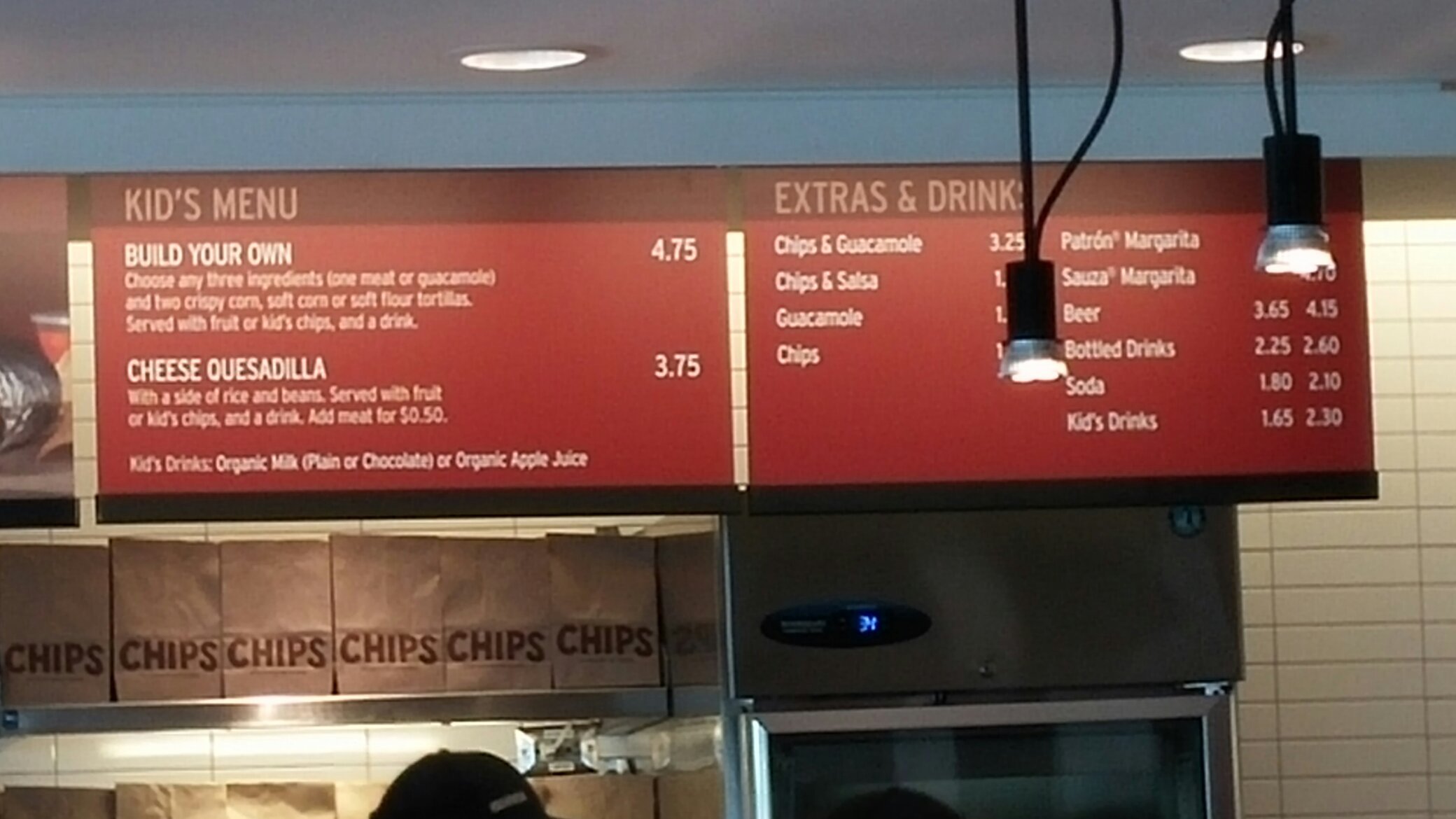 Chipotle Mexican Grill Menu
