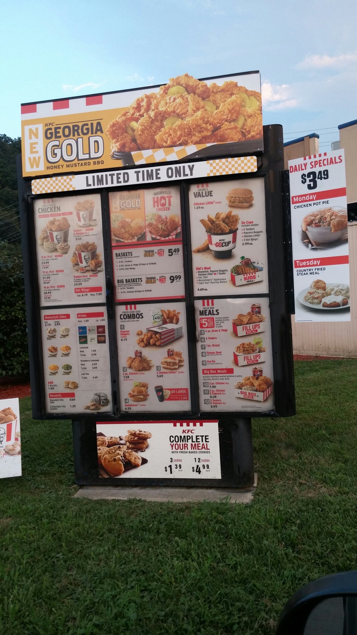 KFC Menu