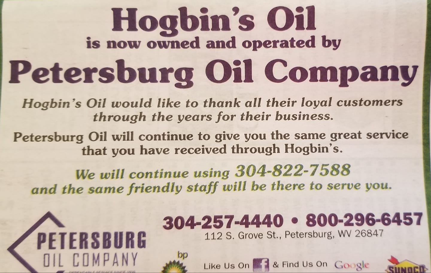 Hogbin's Oil