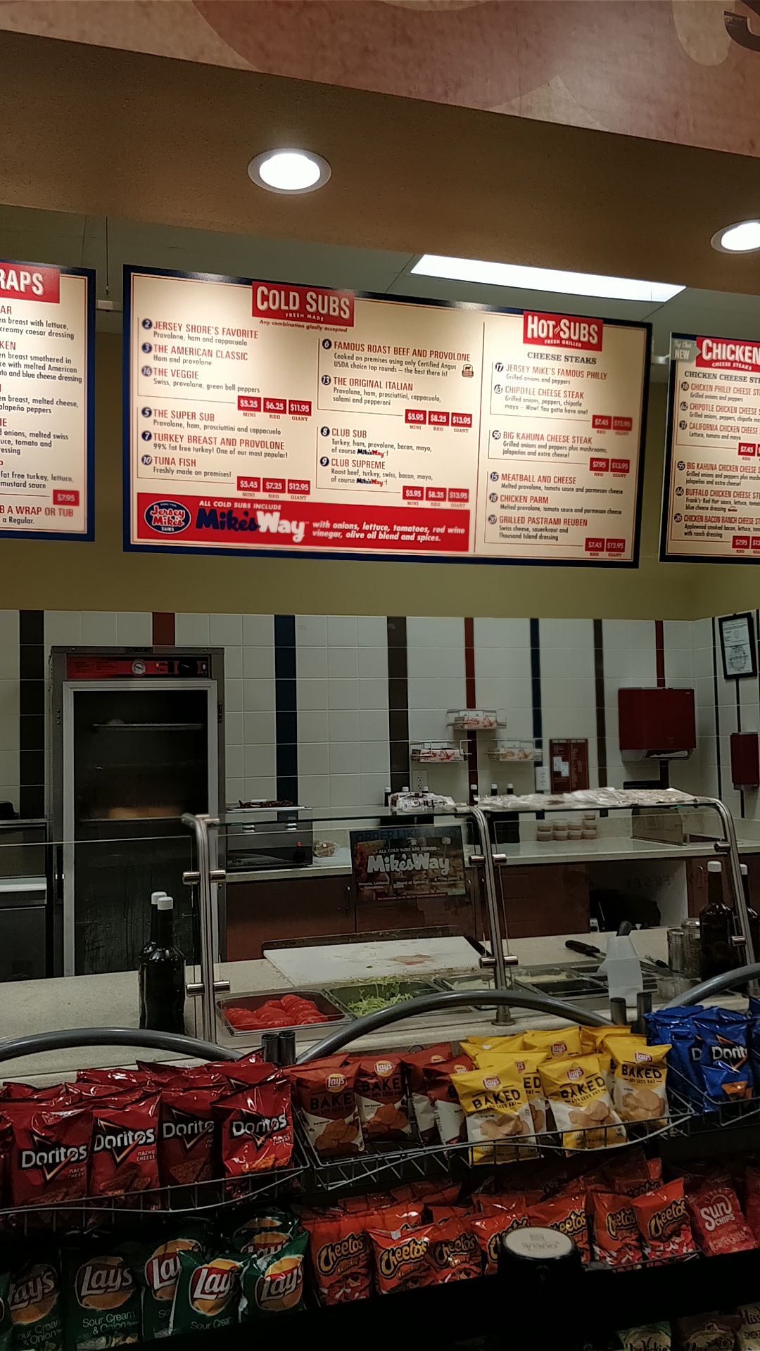 Jersey Mike's Subs Menu