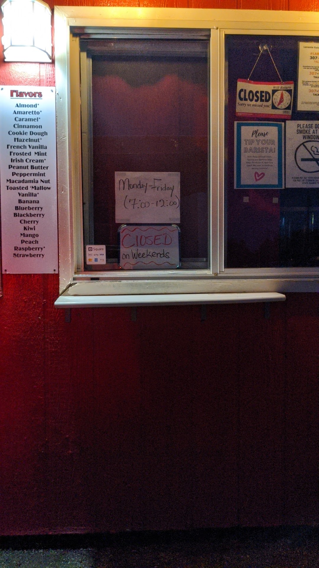 Java Java Espresso Menu